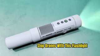 VBE 4F20 アンチドローンジャマー懐中電灯 300 メートルの範囲